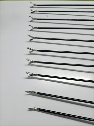 10pc Laparoscopic Monopolar Grasping Forceps 5mmx330mm Reusable Instruments - Picture 5 of 12