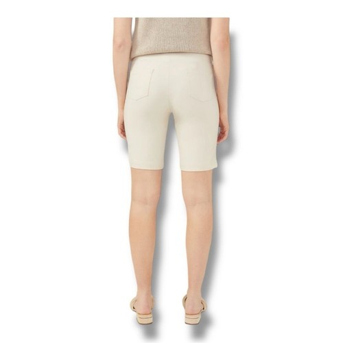 J.McLaughlin Maise Bermuda Pull-on Short Wrinkle Resistant Stone Women’s Size 6 - Picture 12 of 12