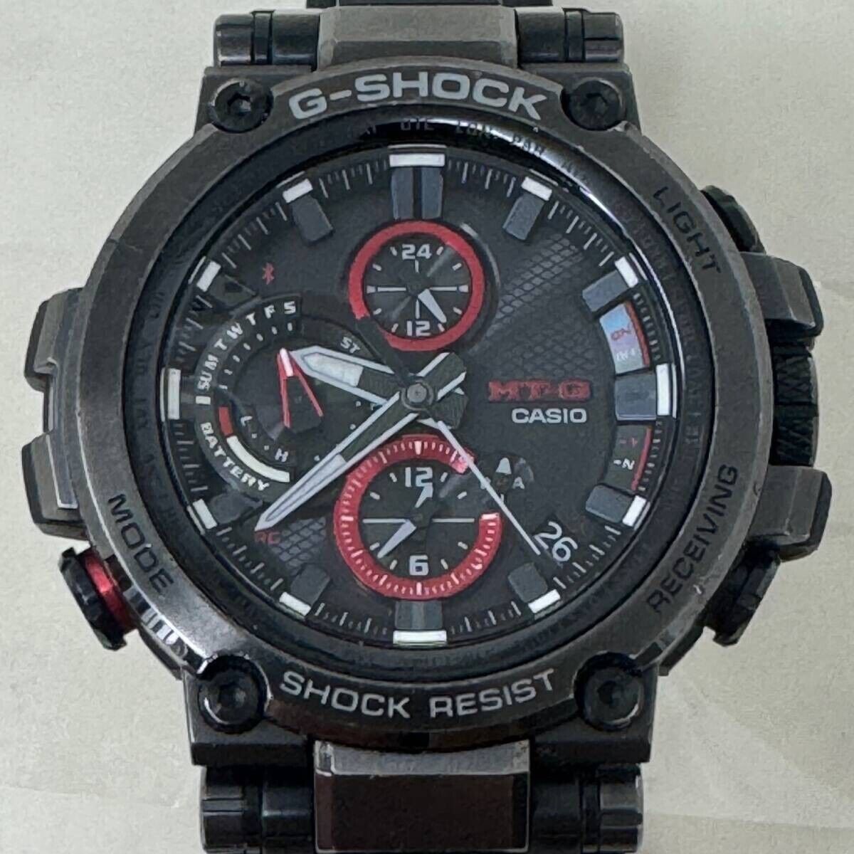 G-SHOCK MTG-B1000B 1AJF CASIO Black Bluetooth Solar Powered Radio 