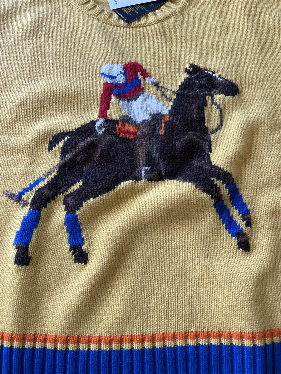 Ralph lauren horse sweater clearance