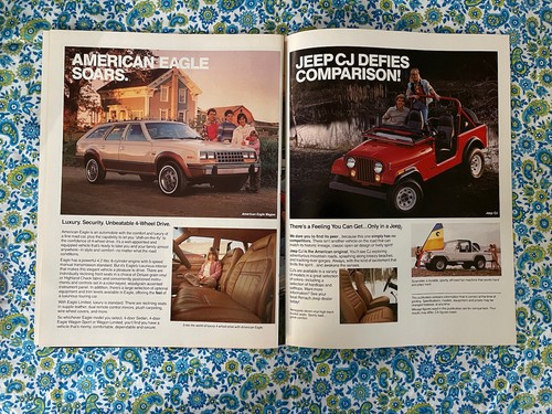AMC Renault Jeep Fahrzeuge Buyers Guide 1985 Oldtimer Printanzeige - Bild 5 von 9
