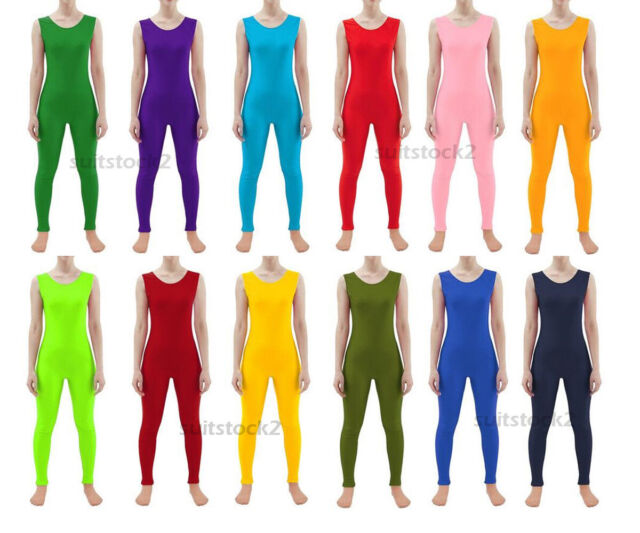 Unisex Spandex Sleeveless Bodysuits Dancewear BodySuit Gymnastics Yoga Unitard Unisex Spandex Sleeveless Bodysuits Dancewear BodySuit Gymnastics Yoga Unitard