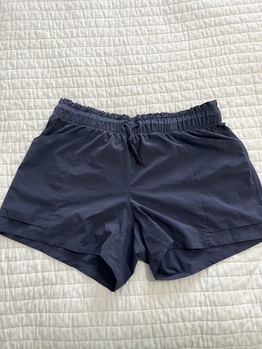 Athleta Girl Explore More 3" Medival Blue Shorts Size XXL/16 New without Tags - Picture 1 of 3
