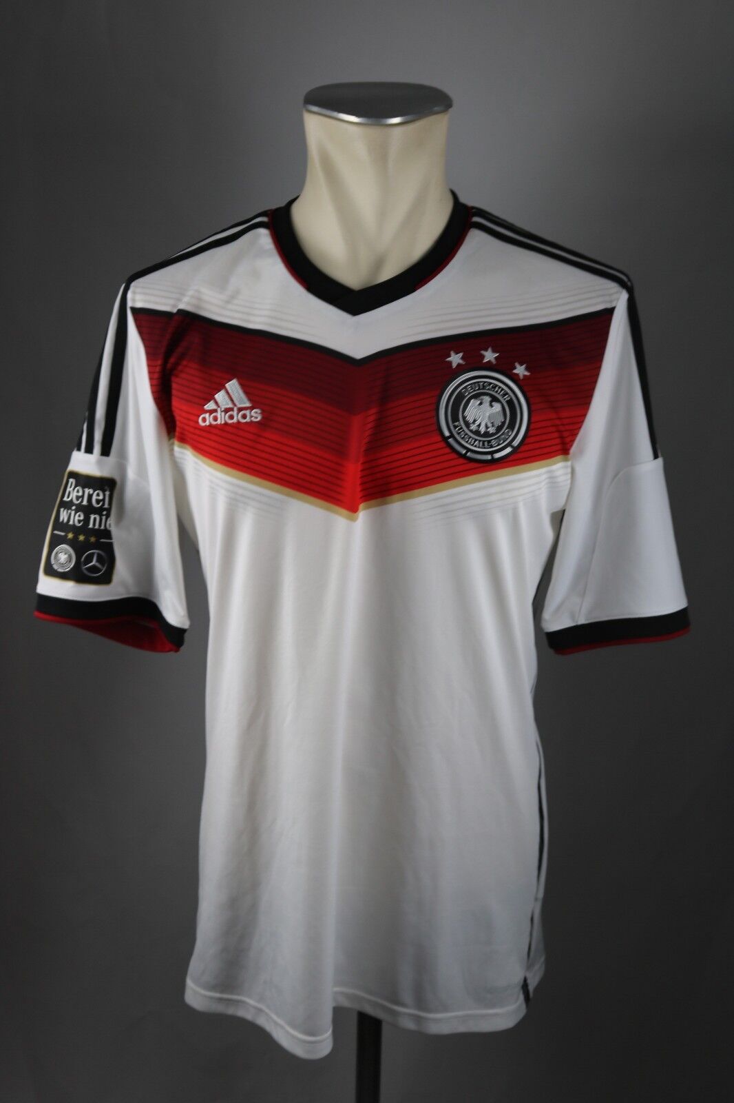 Deutschland Trikot Gr. M Adidas WM 2014 DFB Germany Mercedes Bereit wie nie | Spielzeugwelt, spielen Sie Ihre eigene Welt
Deutschland Trikot Gr. M Adidas WM 2014 DFB Germany Mercedes Bereit wie nie | Spielzeugwelt, spielen Sie Ihre eigene Welt