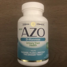 Azo D Mannose Urinary Tract Health 120 Capsules Clinical Strength Exp 2027+