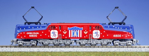 Kato 137-2015 N Scale GG1 Electric Locomotive - Conrail Bicentennial #4800 DC