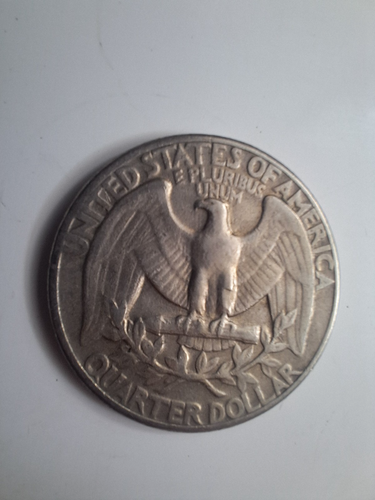 1970 Washington 25 Cents Quarter No Mint Mark - Rare - Picture 2 of 4