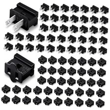 Pack Christmas Female and Male Vampire Plugs Zip Plug Electrical 100 SPT-1
