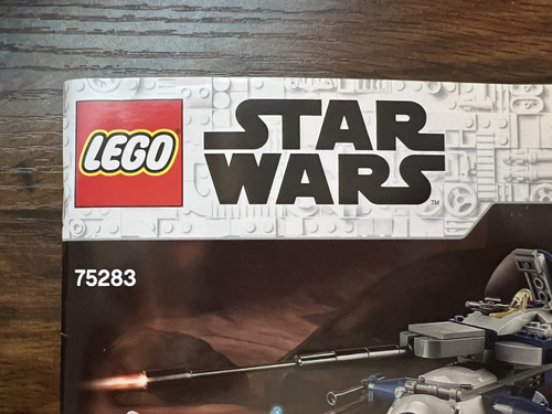 Lego Star Wars 75283 Armored Assault Tank (AAT) Instruction Manual Only - Picture 2 of 5