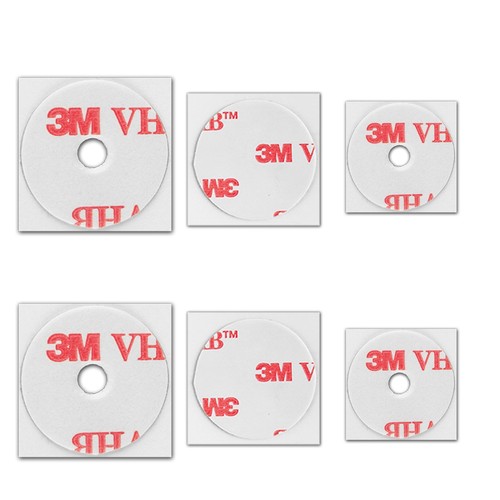 Nite Ize Steelie 360° Magnetic Mount Replacement Adhesive Kit (2-Pack) - Picture 2 of 3