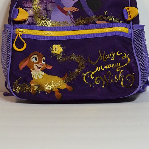 Mochila y Bolsa de Almuerzo Disney Store Official Wish 2 Piezas 16" Púrpura Viaje Escolar - Imagen 23 de 24