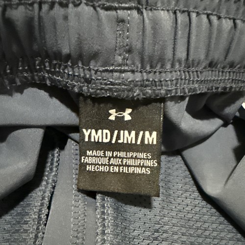 Under Armour Lot Of 2 Pants Pennant Woven Cargo Jogger Loose Fleece Boys Medium - Picture 17 of 18