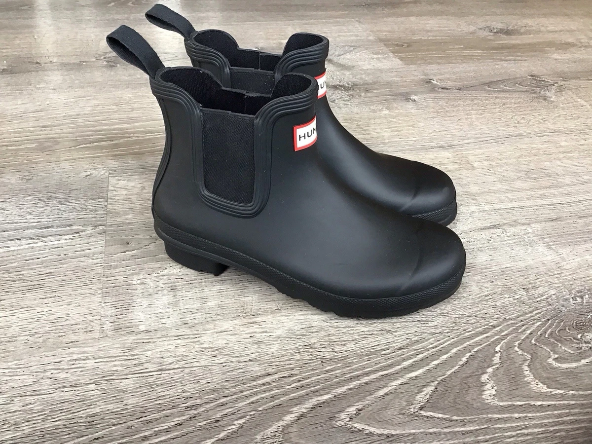 Hunter Chelsea Black Boots for Women for sale | eBay