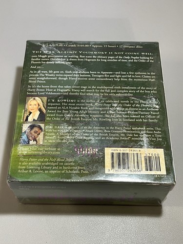 Harry Potter & the Half-Blood Prince by J. K. Rowling (2005, CDs) New *Stained* - Imagen 2 de 7