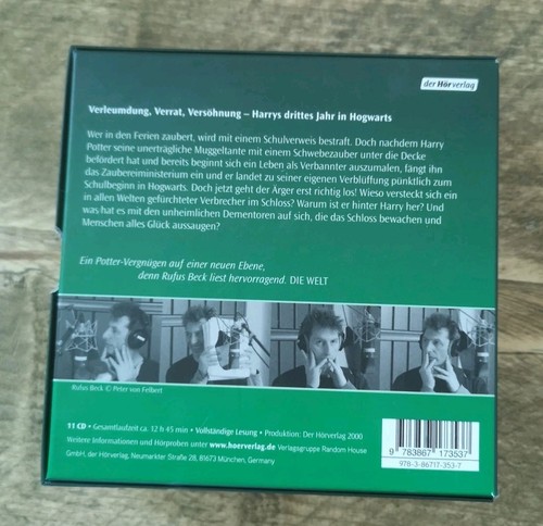 Harry Potter Hörbuch-Set (6x MP3-CD) – Rufus Beck – Der Hörverlag – Ungekürzt – - Bild 7 von 17