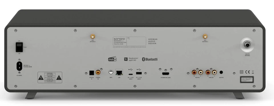 Sonoro Meisterstück GEN.2 Graphit Matt-Silber ausstellungsstück - Bild 2 von 4