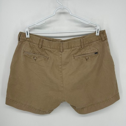 Polo Ralph Lauren pantaloncino uomo 38 marrone vestibilità classica 6" chino preppy piatto davanti - Foto 4 di 8