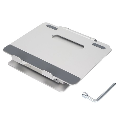 Laptop Stand Adjustable Angle Nonslip Silicone Pad Heat Dissipation Ergonomi NEW - Afbeelding 3 van 12