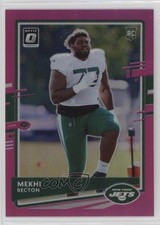 2020 Panini Donruss Optic Rookies Pink Prizm Mekhi Becton #120 0c4