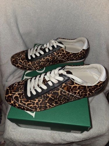 NEU J.Crew Rec Damen-Sneaker Leopardenmuster Kalbshaar Größe 10 - Bild 4 von 5