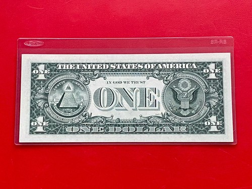 1969-B STAR NOTE $1 DOLLAR BILL ( PHILADELPHIA C ) UNCIRCULATED - Picture 3 of 3