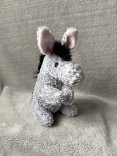 Dolly Inc Classic Winnie Pooh Disney Eeyore Soft Grey Donkey Plush Toy 2008 8"