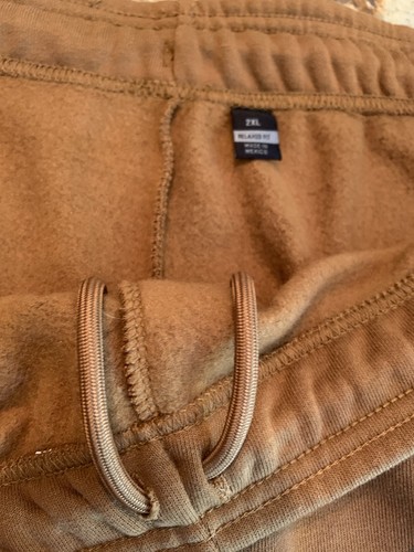 Nuevo Jogger Carhartt de Vellón Calce Relajado para Mujer Talla 2XL 2X Marrón Caqui Tostado - Imagen 8 de 9
