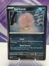 Pokémon TCG Scarlet & Violet Promo Spiritomb #129/198 Cosmos Uncommon