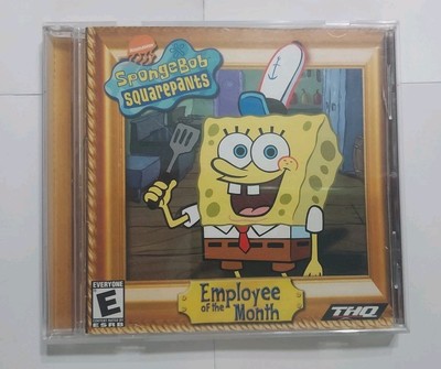 Spongebob SquarePants Employee of the Month PC Computer Game THQ 2002, Excellent