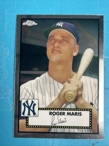2021 Topps Chrome Platinum Anniversary # 612 Roger Maris Card Yankees - Picture 3 of 5