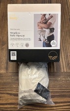 TushBaby Hip Seat Baby Carrier The Snug Attachment, Both In Cream