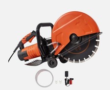 14'' Electric Concrete Saw Wet/Dry Saw Cutter with Water Pump and Blade