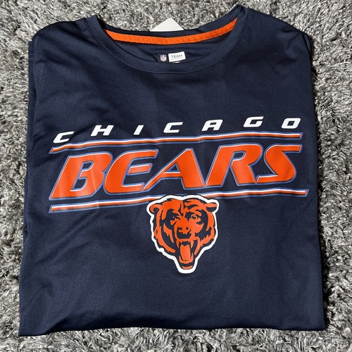 NUEVO CON ETIQUETAS NFL Team Apparel Chicago Bears LS Camiseta Para Hombre XL Azul Marino Naranja TX3 Genial - Imagen 23 de 23
