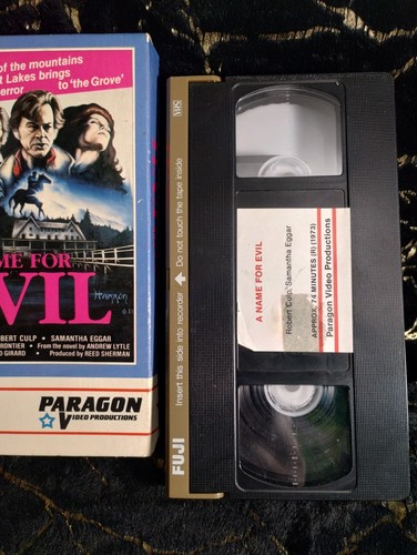 Vtg Rare A Name For Evil VHS 1984 Horror Paragon Video Gothic Cult Terror๐๐๐ - Foto 3 di 3
