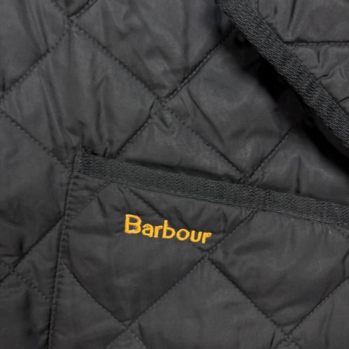 Barbour Jacket Adult Medium Black Quilted Country Field Hunting Coat Men - Picture 4 of 10