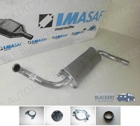 Imasaf Auspuff Mitteltopf + Anbauteile FüR Audi 80 + 90 + Coupe (81) 1979-1988