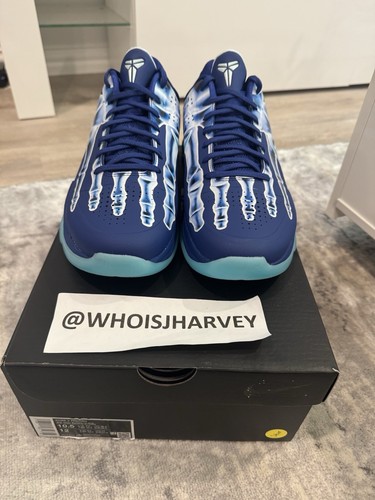 Nike Kobe 5 Protro X-Ray Größe 10,5 Deep Royal Blue White V KB24 Glow HJ4303-400