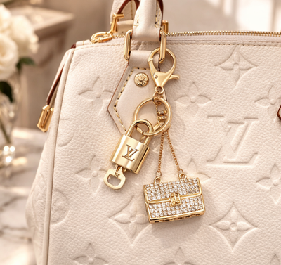 s-l400.jpg Authentic Louis Vuitton Lock & Key with unbranded Bagcharm, Keycharm, Keychain main image 1