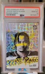 2023 Panini Donruss Optic - Rookie Kings Jaxon Smith-Njigba #14 (RC)  PSA 10