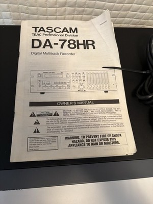 TASCAM Da-78hr High Resolution 8 Track 24 Bit DTRS Digital