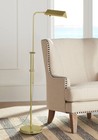 Pharmacy Floor Lamp Brass Adjustable Head for Living Room Reading Bedroom