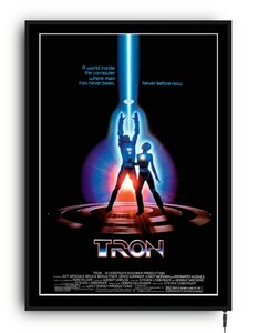 Poster Tron (version Anglaise) – 50 X 70 Cm, Impression Haut De Gamme Couleurs Vibrantes