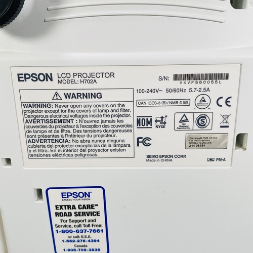 Epson Pro G6270W 3LCD Projector 6500 Lumens Large Venue Professional HDMI Bundle - Picture 6 of 9