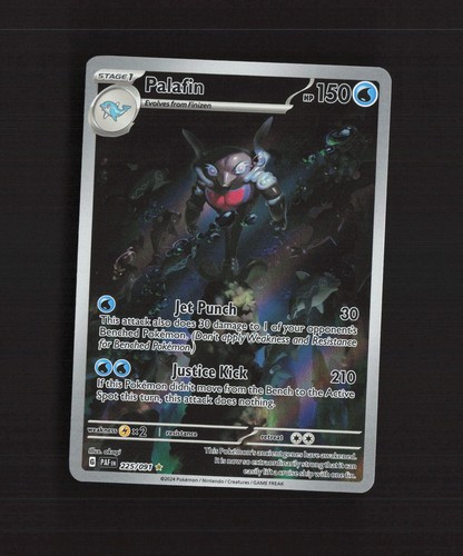Palafin 225/091 Paldean Fates Full Art Ultra Rare Holo Pokemon Card NM - Picture 1 of 10
