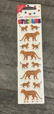 Vintage Mrs Grossman Tiger Family Sticker Pack 3 Sheets 80s sealed!
