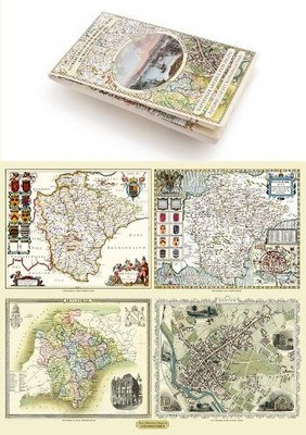 Mapseeker Publi Devon 1611   1836   Fold Up Map that features  (Map) (UK IMPORT)