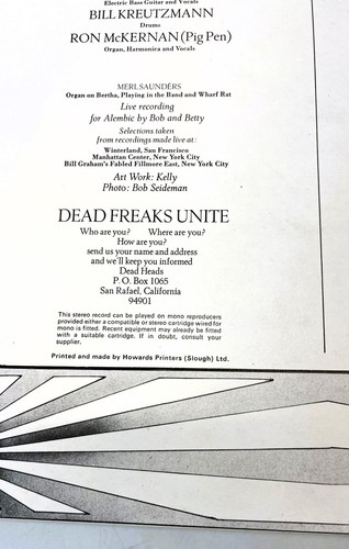 Grateful Dead - DBL Vinyl LP 1971 - G/fold -  K66009 - First Pressing - VG+/EX - Picture 7 of 21