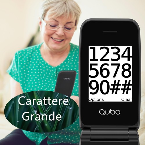 GSM Telefono Cellulare per Anziani Flip Telefoni Cellulari Tasti Grandi Volume - Foto 2 di 12