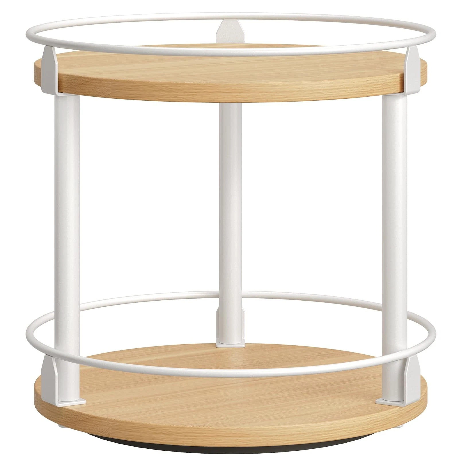 Lazy Susan Organizer, Rotating Spice Rack, 2 Tier Spice Turntable Organizer, ...