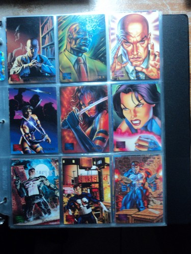 1995 MARVEL MASTERPIECES - COMPLETE SET (151) BASE + 30 CHASE CARDS - NO MIRAGE - Picture 8 of 24